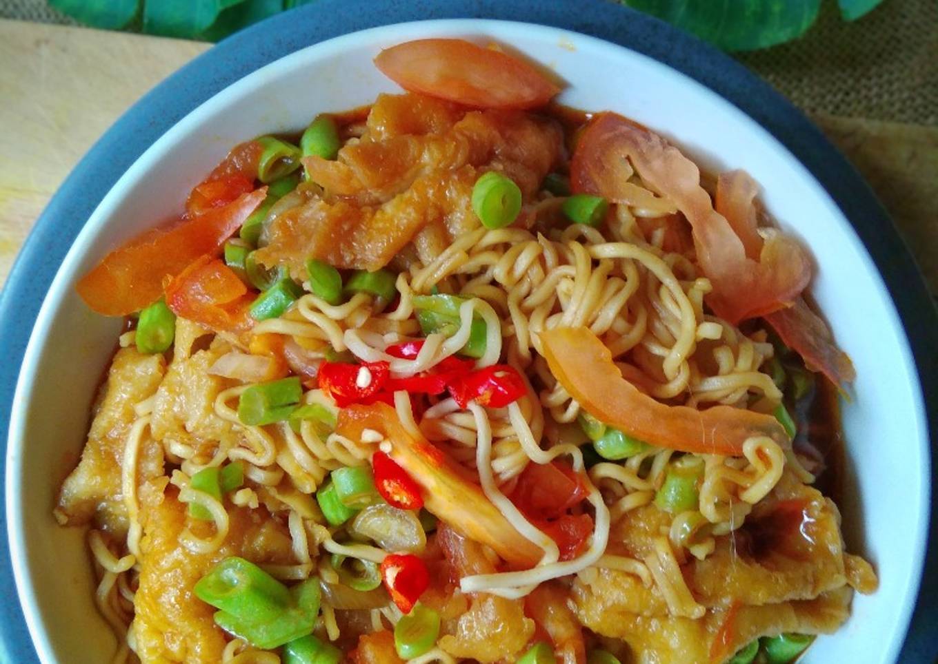 Mi 20 minit (dengan kacang soya)