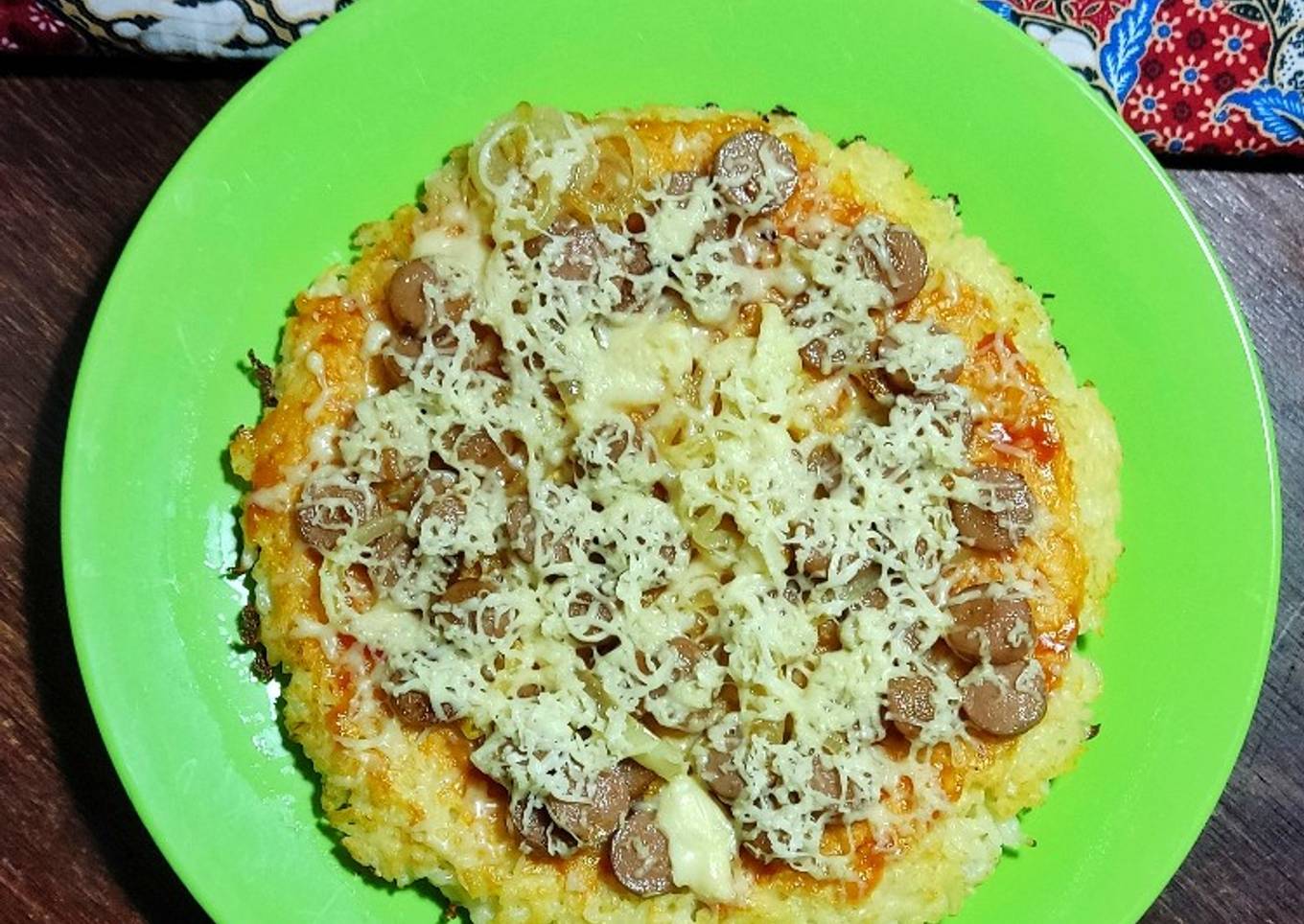 Resep Pizza Nasi, Menggugah Selera