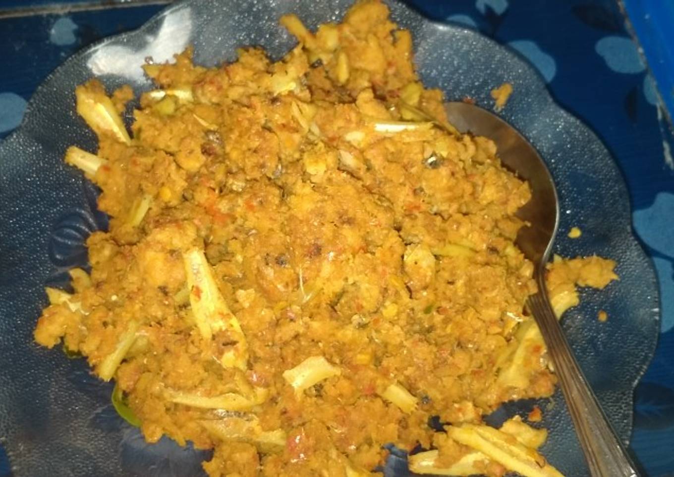 Resep Tumis Oncom mix teri bumbu uleg Anti Gagal