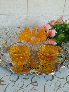 عکسی از دستور دمنوش زعفران و گلاب ☕