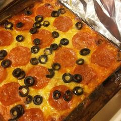 A picture of Yummy Pizzaroni Bake.