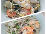鲜虾炒米苔目 Short Rice Noodles with Shrimps