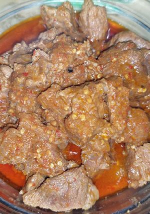 Foto resep Daging balado asal 😃