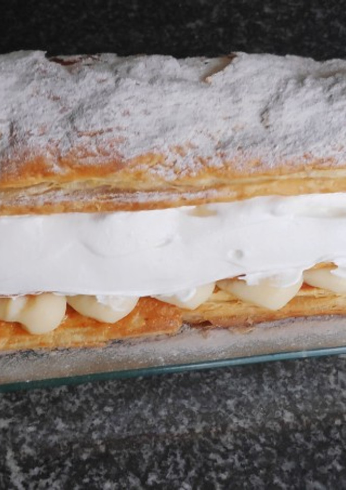 Una foto de Tarta milhojas fácil