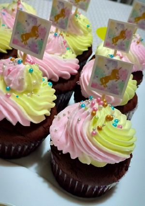Une photo de Cupcakes au chocolat
