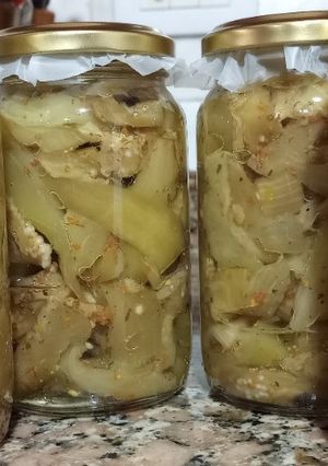 Una foto de Berenjenas al escabeche !!!