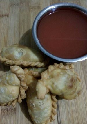 Foto resep Jalangkote (Pastel)isi jagung, sosis