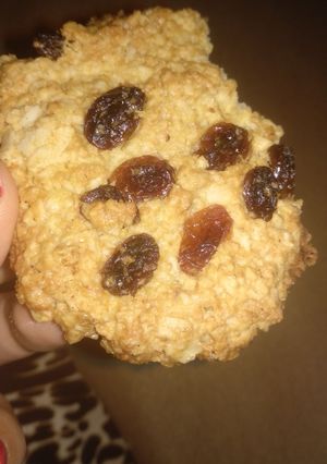 Una foto de Galletitas de avena y pasas/chocolate