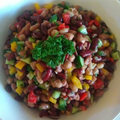 A picture of Beans and Peppers Salad.