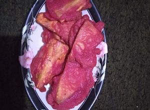 Foto resep Ubi goreng esen strawberry