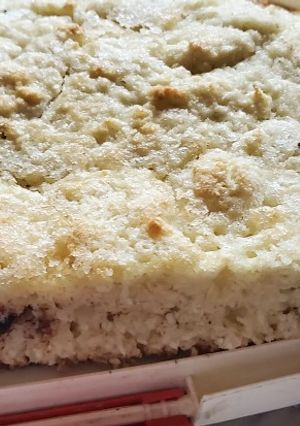Una foto de Bizcocho de coco con chocolate