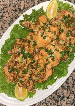 A picture of Dynamite chicken.