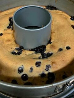 Foto de Bolo de Limão e Mirtilos
