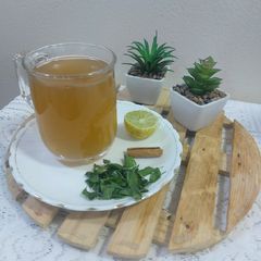 A picture of Lemon grass Tulsi tea 🍵.