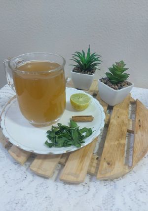 A picture of Lemon grass Tulsi tea 🍵.
