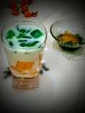 Sago Milk and jelly drink