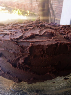 Una foto de Devil's food cake (torta del diablo)