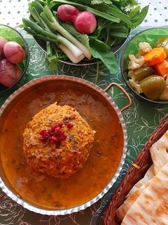 عکسی از دستور کوفته تبریزی
