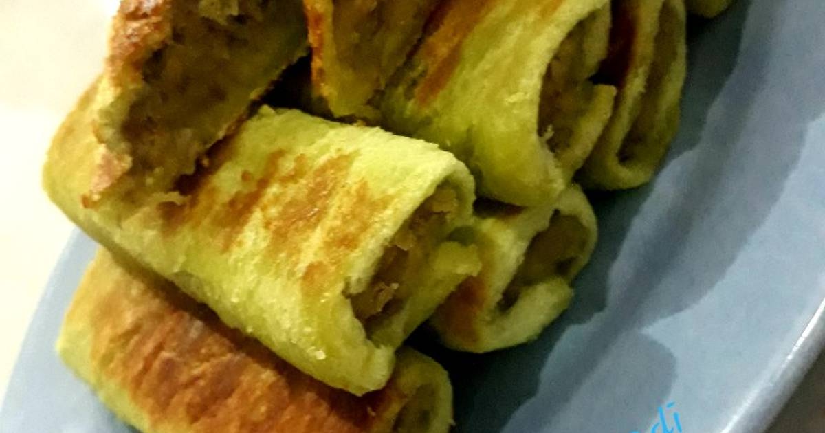 413 resep banana roll pandan enak dan sederhana ala rumahan - Cookpad