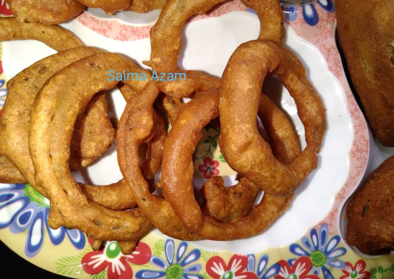 Onion ring pakora💕<br />پیاز رِنگ پکوڑا💕
