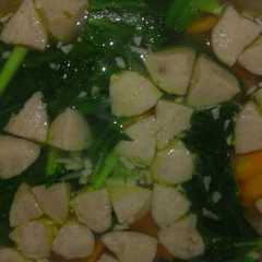 รูปของ Sayur SaBaWo(sawi+bakso+wortel)