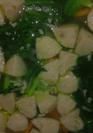 Foto resep Sayur SaBaWo(sawi+bakso+wortel)