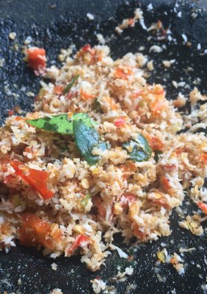 Foto resep Sambal kelapa mentah (segar)
