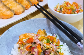 Resep Grilled Salmon Sambal Matah Enak Dan Mudah