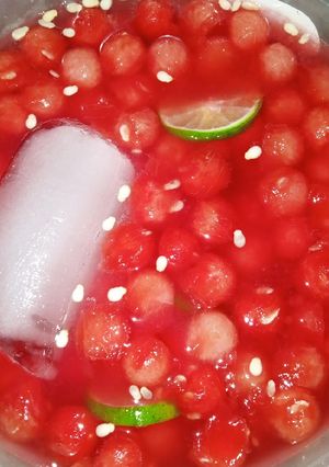 Foto resep Es semangka seger
