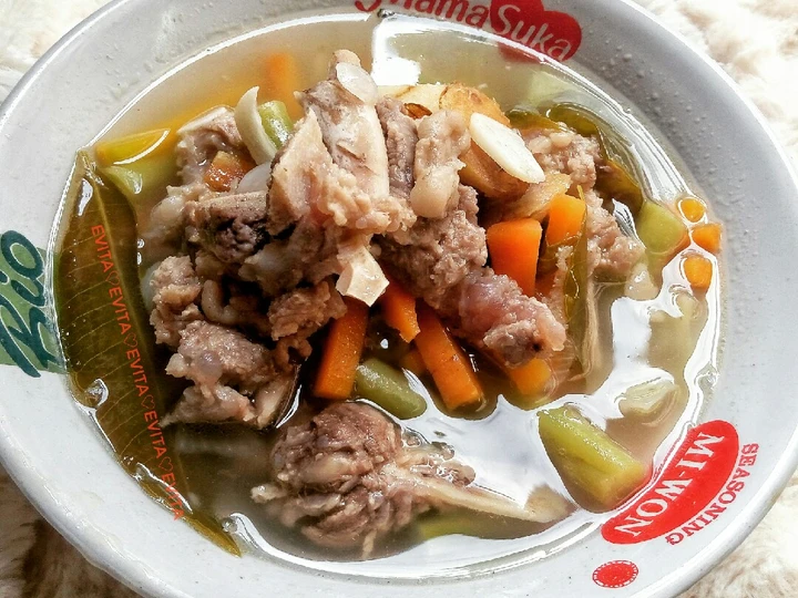 Cara Mudah Menyiapkan Resep Asem asem iga sapi Anti Ribet, Menggugah Selera