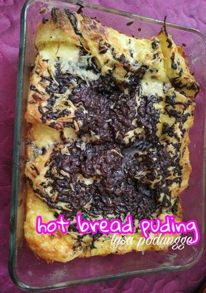 Foto resep Hot bread puding choco cheese