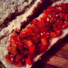A picture of Bruschetta.