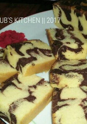 Foto resep BOLU SUSU MARMER 2 Telur