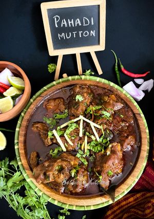 A picture of Pahadi Mutton Curry.