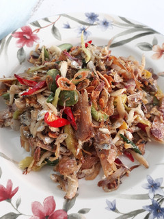 Foto resep Oseng teri layur pete