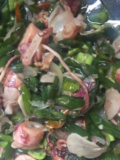 Foto resep Cumi Asin Sambel Ijo Pete