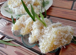 Foto resep Ongol ongol ubi putih I kenyal, manis dan enak banget