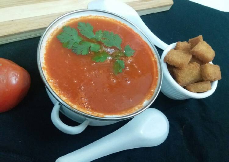 Recipe: Perfect No onion no garlic tomato soup