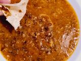 Caldillo de carne seca con tortillas de harina, a mi estilo