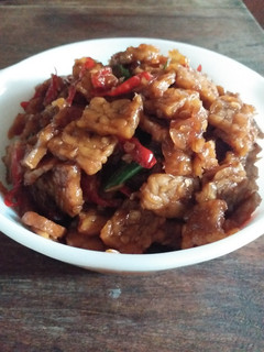 Foto resep Oseng tempe pedas manis