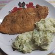 Puré con queso Messonier al pesto