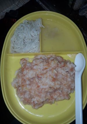 Foto resep Nasi tim cumi tomat kuah misoa