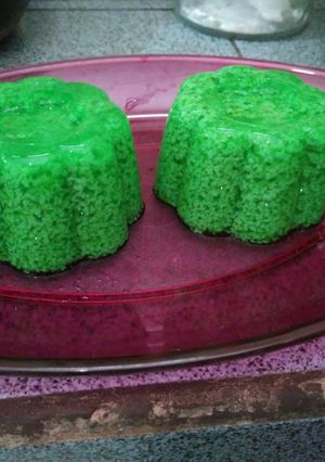 Foto resep Puding lumut pandan