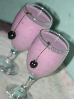 A picture of Cherry smoothy.
