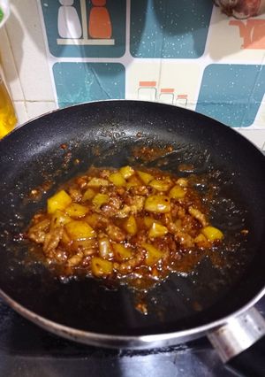 Foto resep Kentang daging kecap
