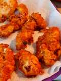 Tiras de pechuga empanadas con cornflakes