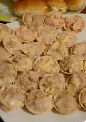 Una foto de Chupe de atún picante