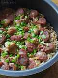 Chicken and Chinese Sausage Rice (Rice Cooker)