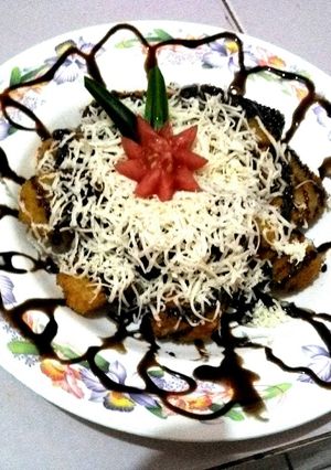 Foto resep Pisang pasir cokelat keju