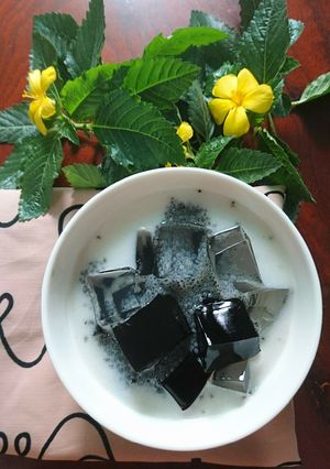 Hình của món Chè sương sáo hạt é.